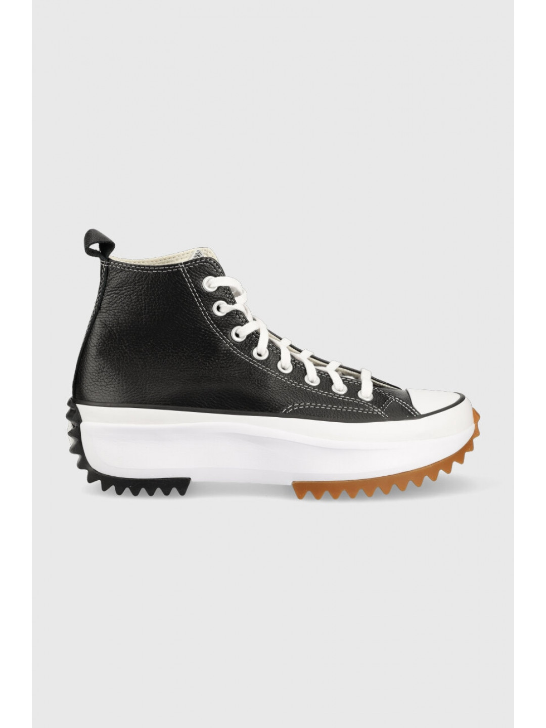 Kožené kecky Converse Run Star Hike Platform černá barva A04292C